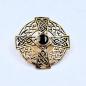 Preview: Keltische Rundfibel mit keltischem Kreuz aus Bronze